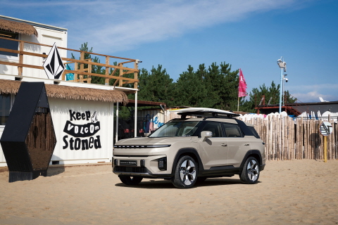 KG �����Ƽ, Electric Leisure SUV ���䷹�� EVX�� 9�� ����Ѵ�